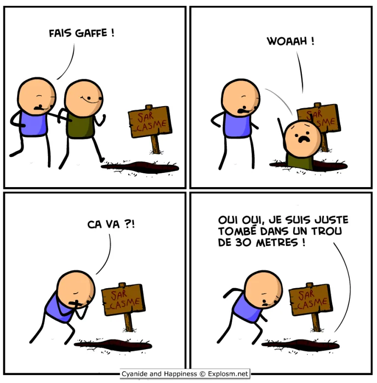 trou sarcasme cyanide