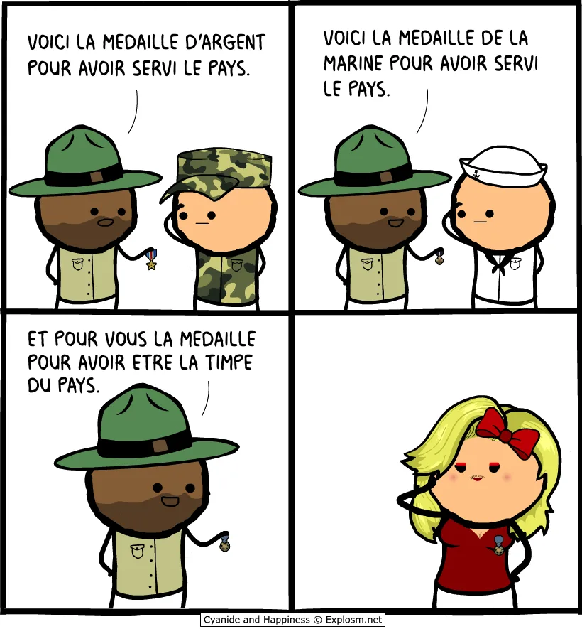 médaille pays cyanide