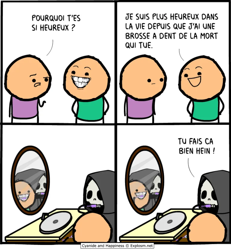 mort sourire cyanide